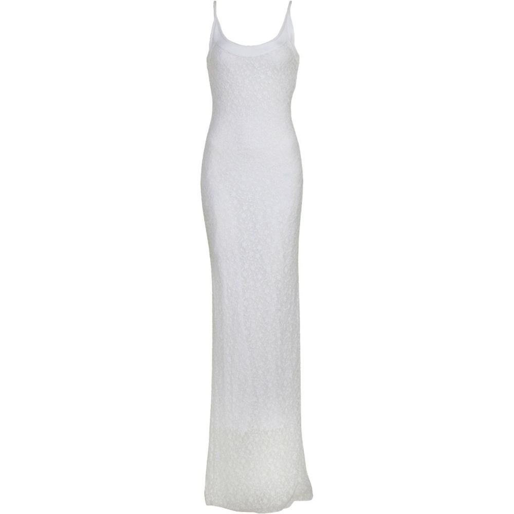 ❤️SOLD❤️Givenchy White Lace Cami gown - Picture 6 of 16